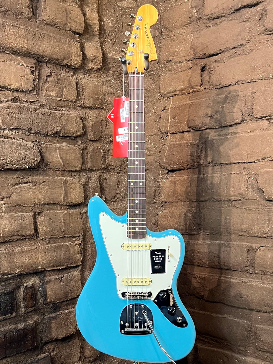 Fender Player II Jaguar Aquatone Blue (New)| Black Mountain