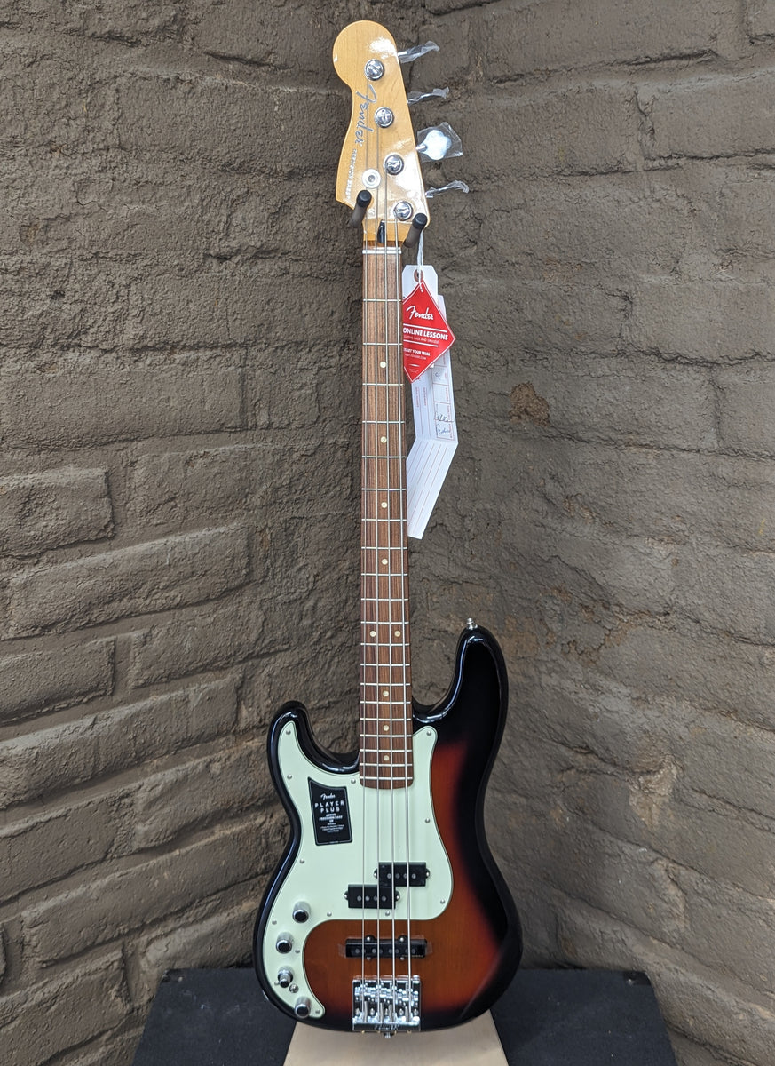ベース Fender player plus precision bass lefty Fender Player Plus Left-Handed Precision Bass Olympic Pearl