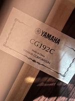 Yamaha CG192C Nylon (New)