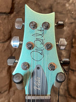 PRS S2 Vela Semi-Hollow Frost Green Metallic - Custom Color! (New - Dent Discount)