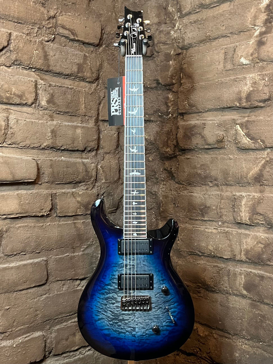 PRS SE Mark Holcomb SVN 7弦 (Blue Burst) PRS SE Mark Holcomb SVN 7-String Electric Guitar Holcomb