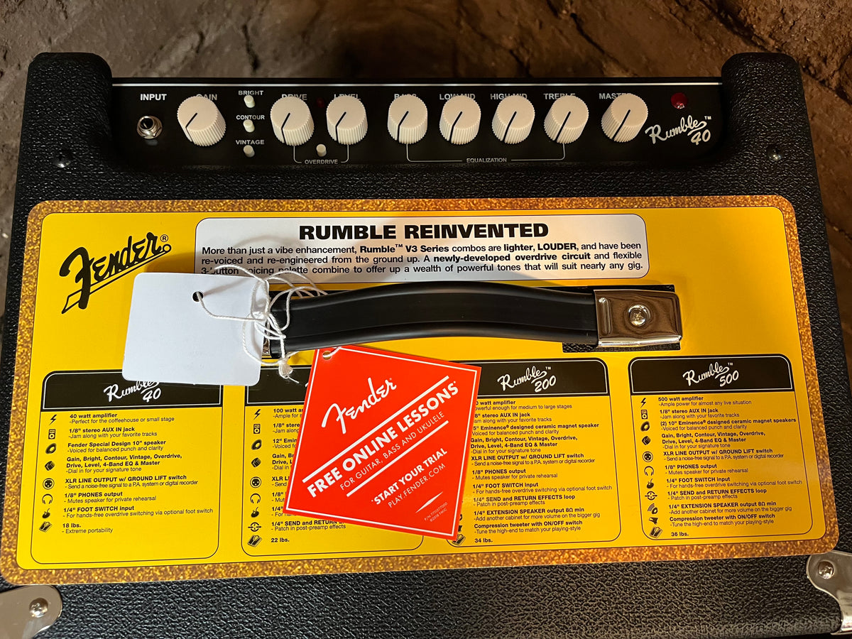 Fender Rumble 40 (New)| Black Mountain Guitar Co