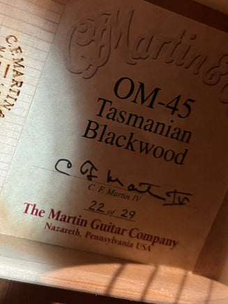 Martin OM-45 Tasmanian Blackwood