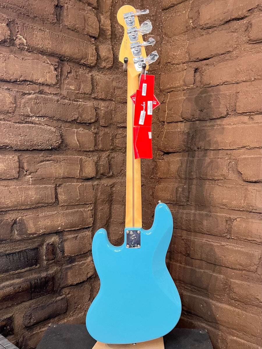 Fender Player II Jazz Bass - Aquatone Blue (New)| Black