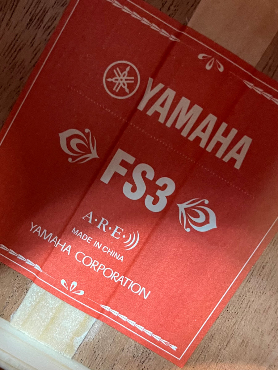 Yamaha FS3 - Natural (New)| Black Mountain Guitar Co