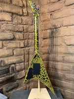 Jackson Custom Shop Randy Rhoads RR24 Black Yellow Crackle (New)