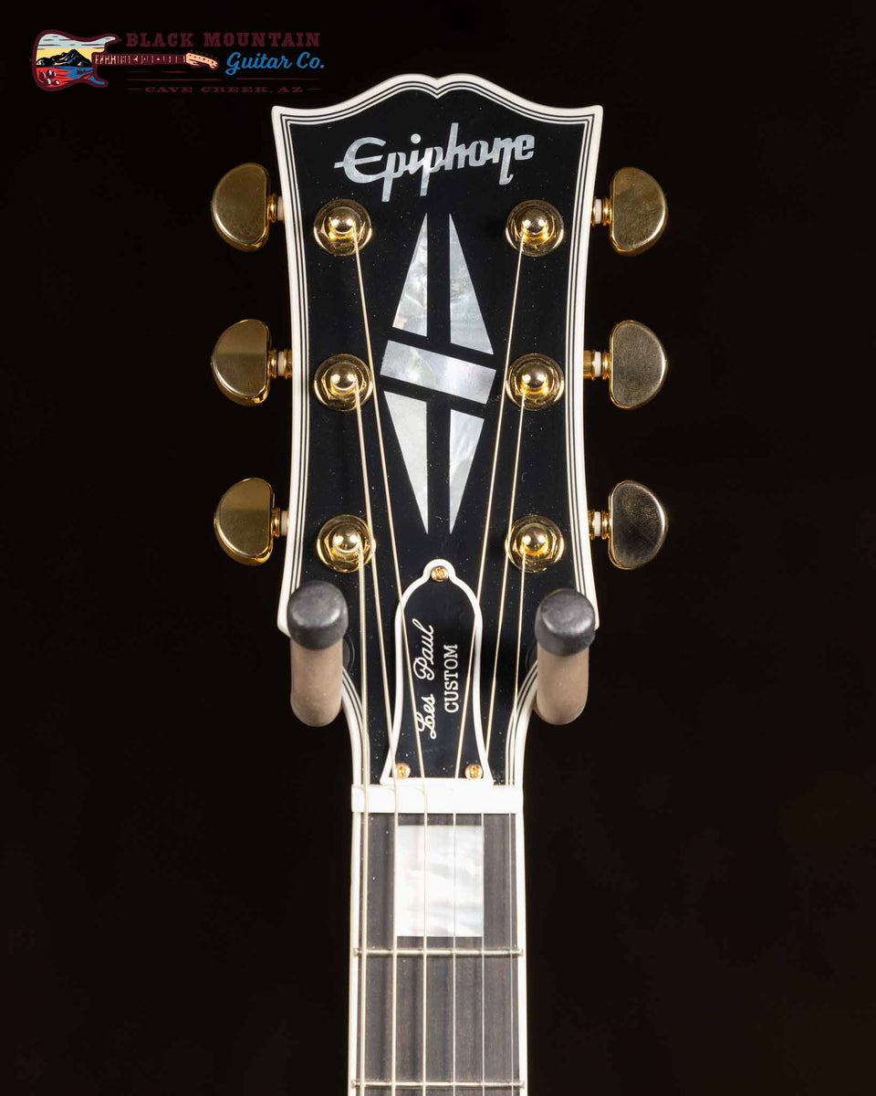 Epiphone IGC Les Paul Custom, Ebony (New)| Black Mountain Guitar Co