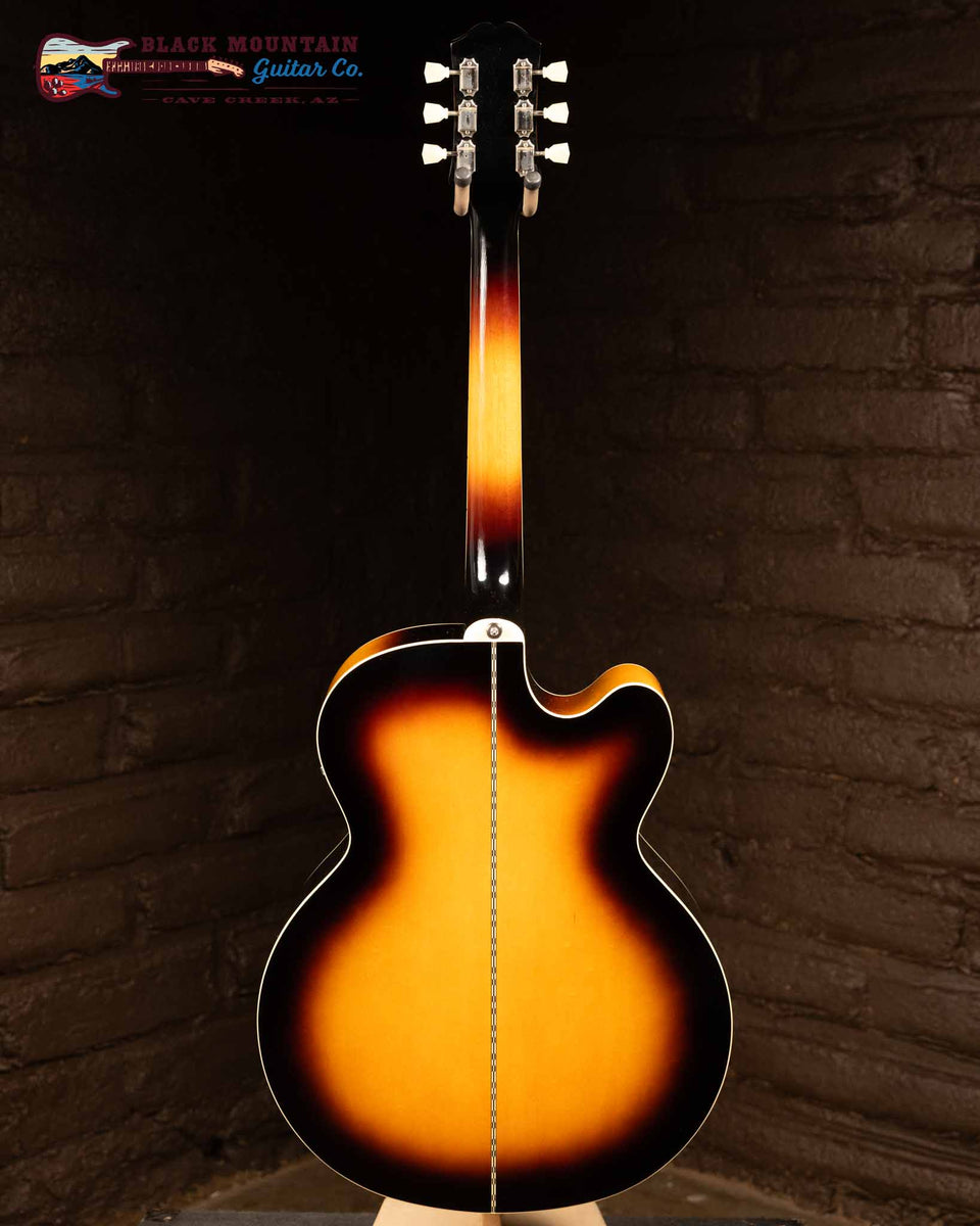 Epiphone J-200 EC Studio, Left-Handed, Vintage Sunburst (New