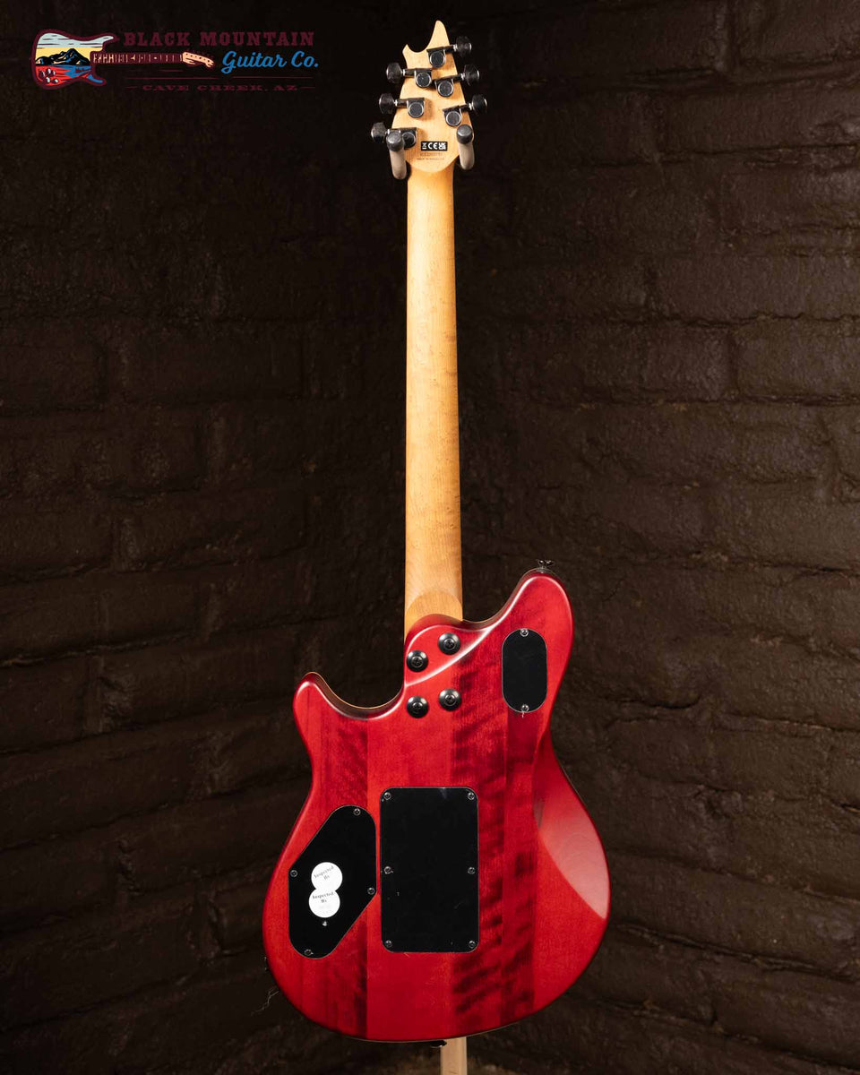 ギター EVH Wolfgang STD EXOTIC EVH Wolfgang Standard Exotic Burl Electric Guitar Midnight Sunset