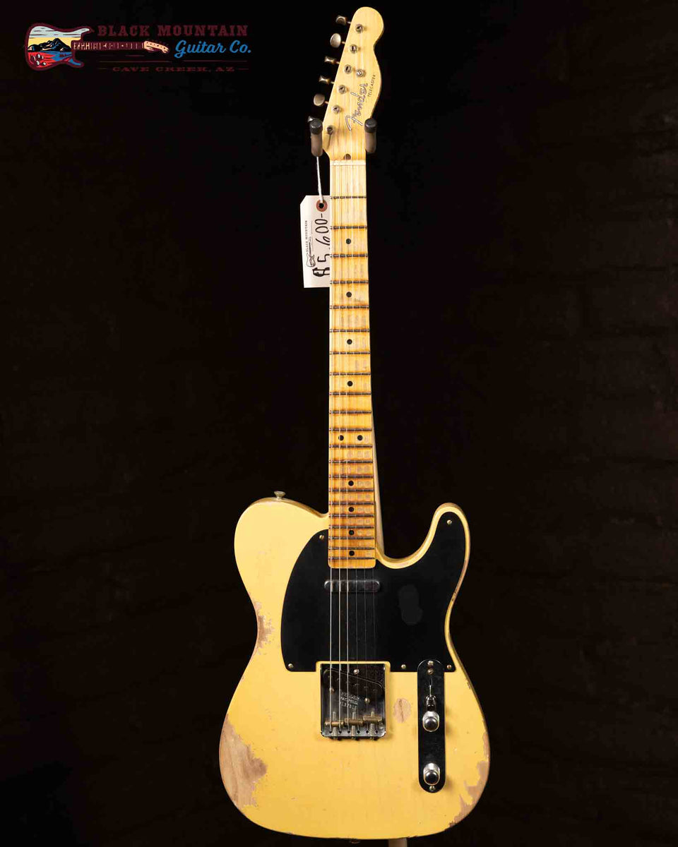 fender mexico telecaster ラッカー塗装 エイジド加工 fender-custom-shop-1952-