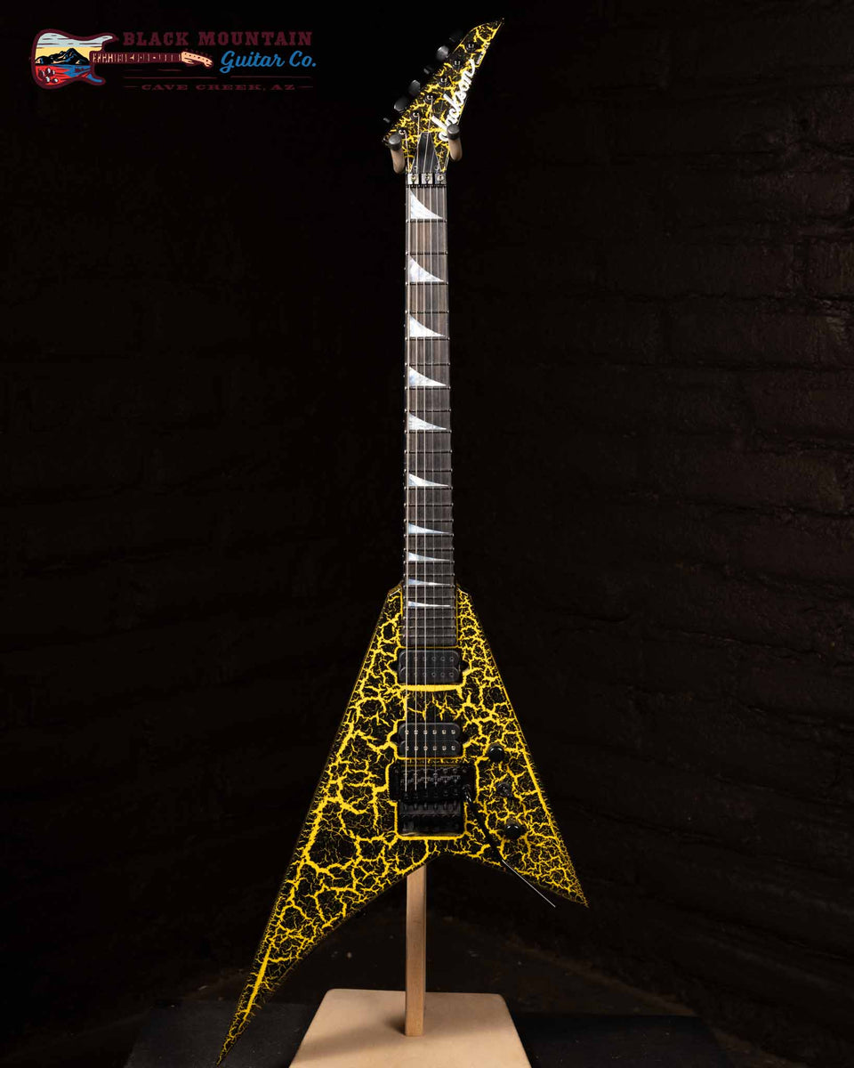 Jackson Custom Shop Randy Rhoads RR24 Black Yellow Crackle (Used