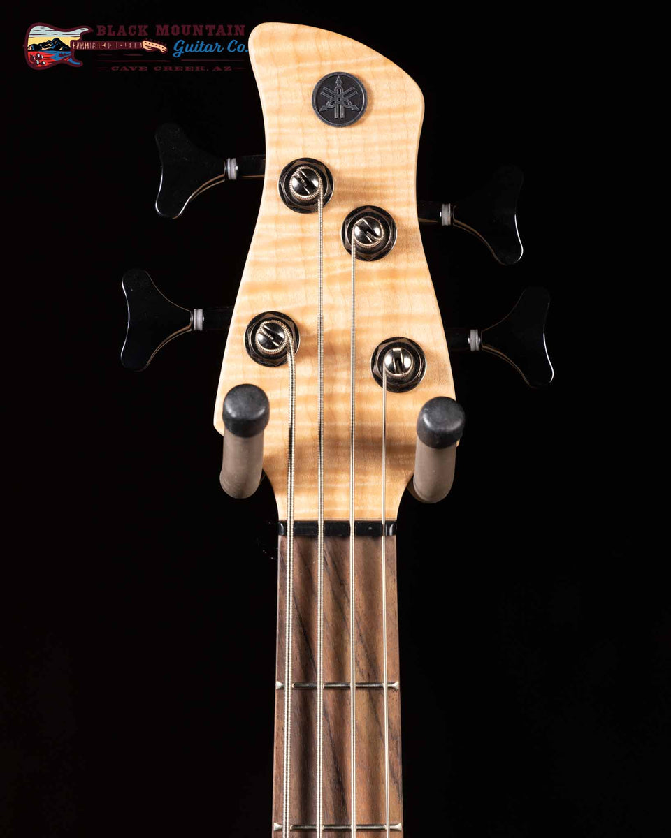 Yamaha TRBX604FM 4-string Bass Guitar - Natural Satin (New)| Black