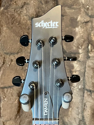 Schecter Damien-6 Electric Guitar Satin Black (New)