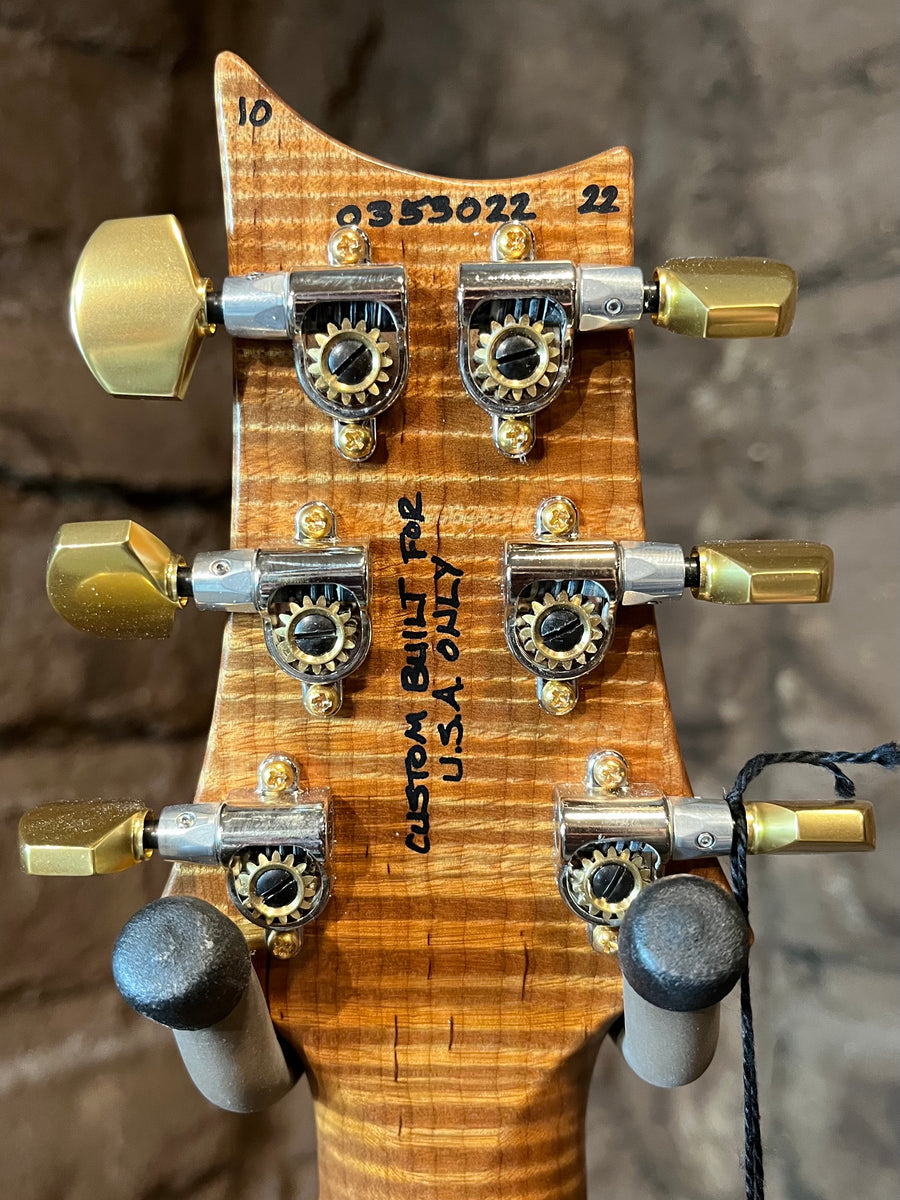 PRS Custom 24 Orange Tiger Lefty 10 Top! Brazilian Rosewood! 2023