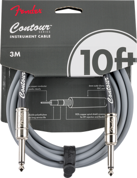 Fender Contour 10' Cable, Inca Silver