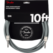 Fender 10' Anniversary Instrument Cable, Gray, 10'