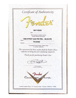 
              Fender Custom Shop 1960 Stratocaster Flame AAA Rosewood Neck Relic- Black Paint Over Lake Placid Blue (New)
            
