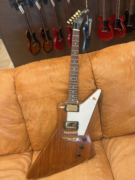 Gibson Custom 1958 Mahogany Explorer Reissue, VOS, Antique Natural (New)