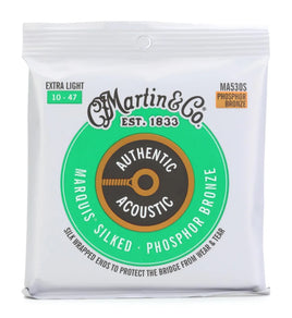 Martin Authentic Acoustic Marquis® Silked Guitar Strings Phosphor Bronze 10-47 MA530S
