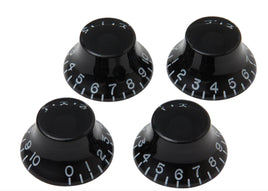 Gibson Top Hat Knobs, black, 4 pack