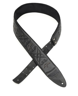 PRS 2.4 Padded Guitar Strap w/RAS, Custom Leather (Faux) Birds