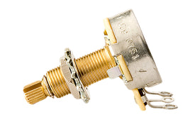 Gibson 500k Ohm Audio Taper Potentiometer-Long shaft