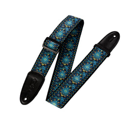 Levy’s Hootenanny series Blue and yellow floral
