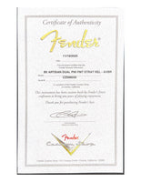 
              Fender Custom Shop B5 Artisan Dual P90 Stratocaster Flame Maple Top Relic- Violin Burst (New)
            