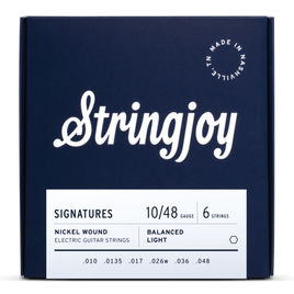 String Joy Signatures Balanced Super Light Gauge (10-48) Nickel Wound Electric Guitar Strings