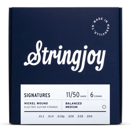 String Joy Signatures Balanced Super Light Gauge (11-50) Nickel Wound Electric Guitar Strings