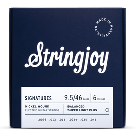 String Joy Signatures Balanced Super Light Gauge (9.5-46) Nickel Wound Electric Guitar Strings
