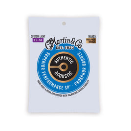 Martin Authentic Acoustic SP® Guitar Strings Phosphor Bronze 11-52 MA535