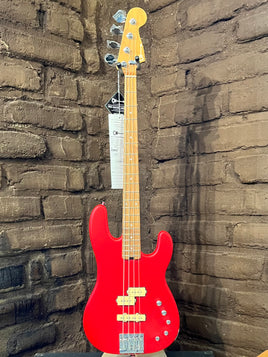 Charvel Pro-Mod San Dimas Bass PJ IV MAH - Satin Ferrari Red