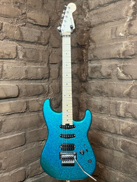 Charvel Pro-Mod San Dimas Style 1 HSS, Aqua Flake - Electric Ed Modified