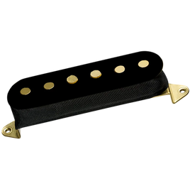 DiMarzio UtoPIA - Middle Single Coil, Black w/ Gold Polepieces
