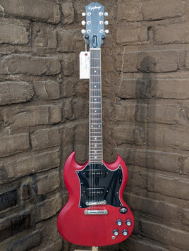 Epiphone SG Classic Worn P-90s Electric Guitar - Worn Cherry (Used)