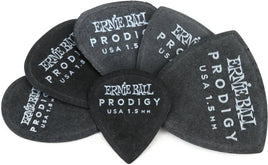 Ernie Ball Prodigy Guitar Picks 1.5mm Black Multipack 6-pack