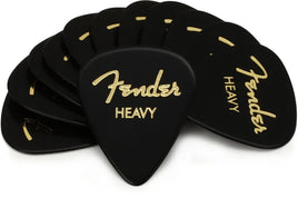 Fender 351 Premium Guitar Picks - Heavy Black 12-pack