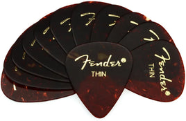 Fender 351 Shape Premium Celluloid Picks - Thin Shell 12-pack