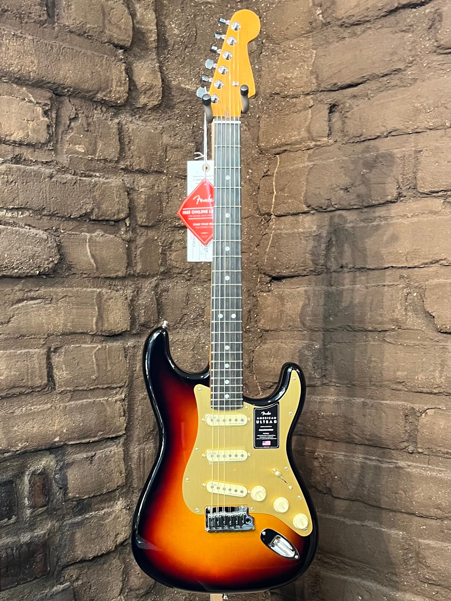 Fender American Ultra II Stratocaster Ebony Fretboard Ultraburst N Black Mountain Guitar Co