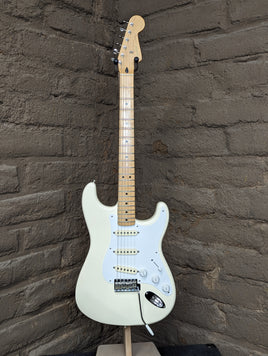 Fender Jimmie Vaughan Tex-Mex Stratocaster - Olympic White with Maple Fingerboard (Used)