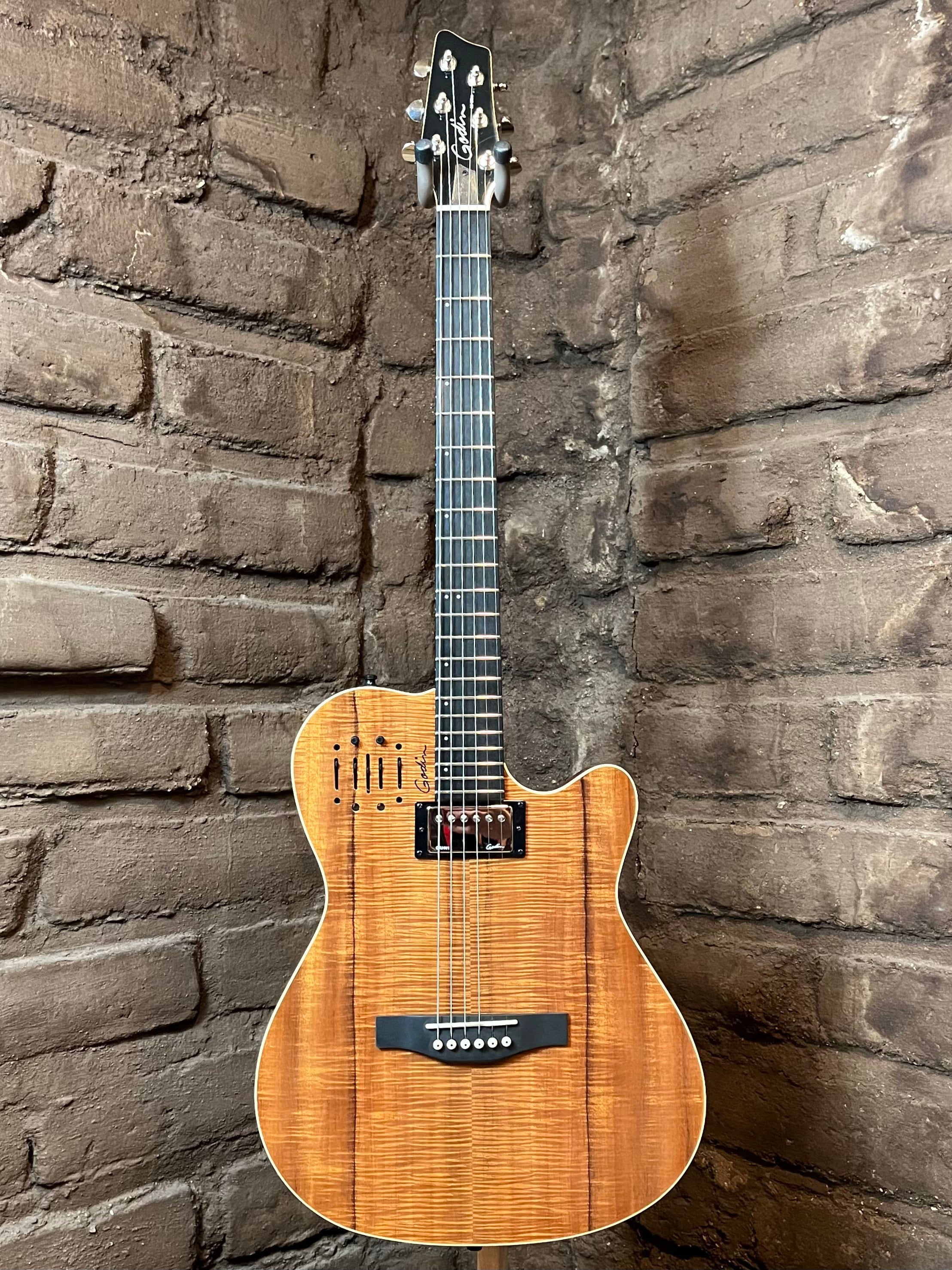 K*u様 Godin A6 Ultra Extreme blueburst レア A6 ULTRA Extreme Koa HG | Godin Guitars
