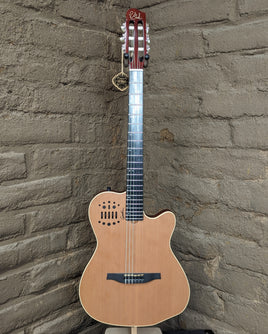 Godin ACS-SA Slim Nylon String Acoustic-Electric Guitar - Natural Semi-Gloss (New)