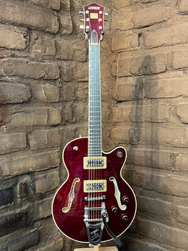 Gretsch G6659TFM Players Edition Broadkaster Jr. - Dark Cherry Stain (New)