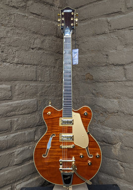 Gretsch LTD Broadkaster Semi-hollowbody Electric Guitar - Roundup Orange Stain (Scratched)