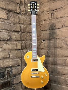Gibson Les Paul Deluxe Gold Top 100 Anniversary Model.