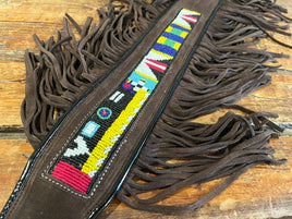 Jodi Head Premium Leather Straps - Zapata Beaded Fringe