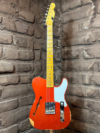 Fender Custom Shop Limited Edition Red Hot Esquire Relic, Super Faded Aged Candy Apple Red (New)