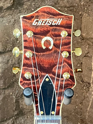 Gretsch G6120TGQM-56 Limited Edition Quilt Classic Chet Atkins Roundup Orange Stain Lacquer (New)