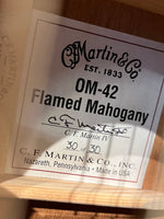 
              Martin OM - 42 Flamed Mahogany #30 of 30
            